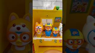 ASMR SATISFYING WITH UNBOXING &amp; REVIEW Pororo and Friends House Toy Play Set #asmr #shorts