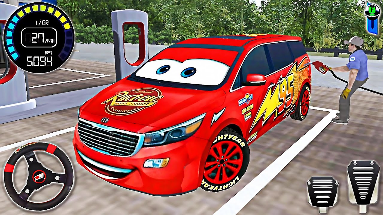 3D Driving Class 2026 - Lightning McQueen VAN Kia Driver Game | Android Gameplay | Part 19