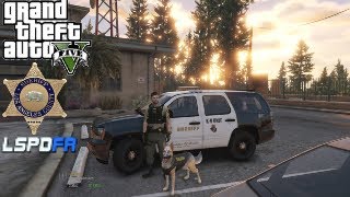 GTA V | LSPDFR 0.4.8 | Day-18 | LSSD/LASD | K-9 Unit | 4K |