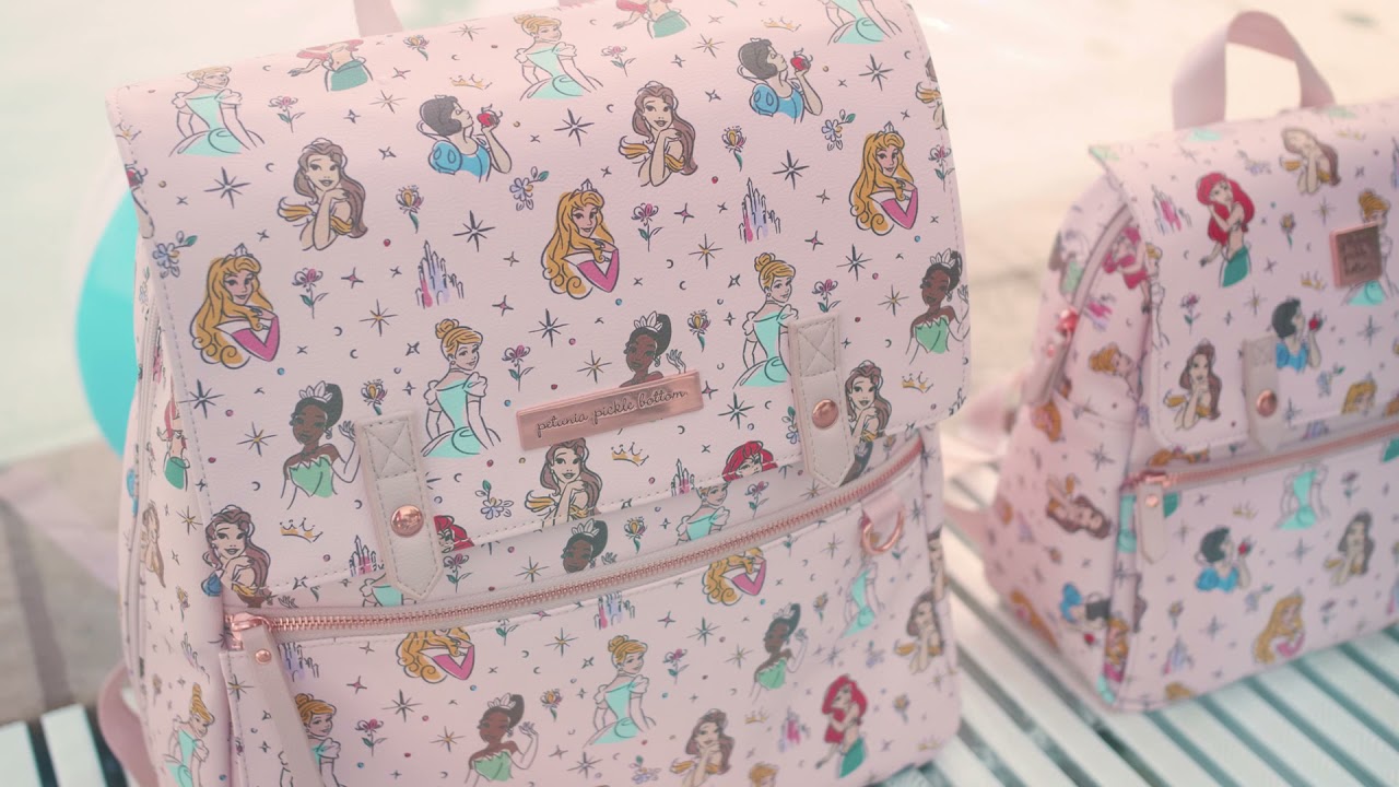 Petunia Pickle Bottom Pink Disney Princess Pattern Mini Backpack Petunia Pickle Bottom DISNEY Diaper Bag COMPARISON | Meta vs  main image 2