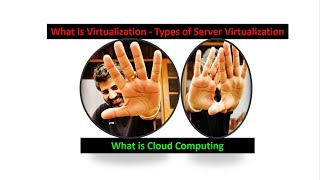 #16 - What is Virtualization - Types of Server Virtualization - What is Cloud Computing - Hindi