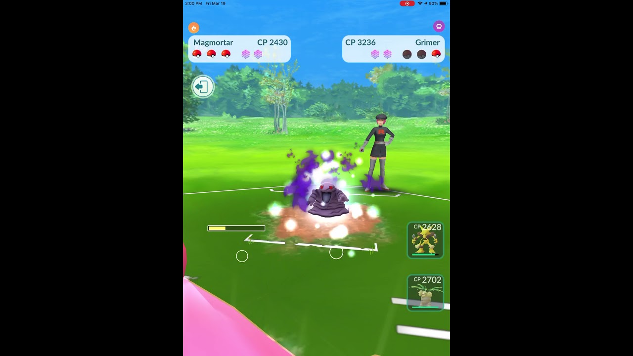 Shiny magmortar can use psychic