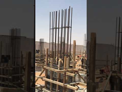 استلام رقاب الأعمدة     كم يجب أن يكون طول الأشاير كم يجب أن يكون طول العمود