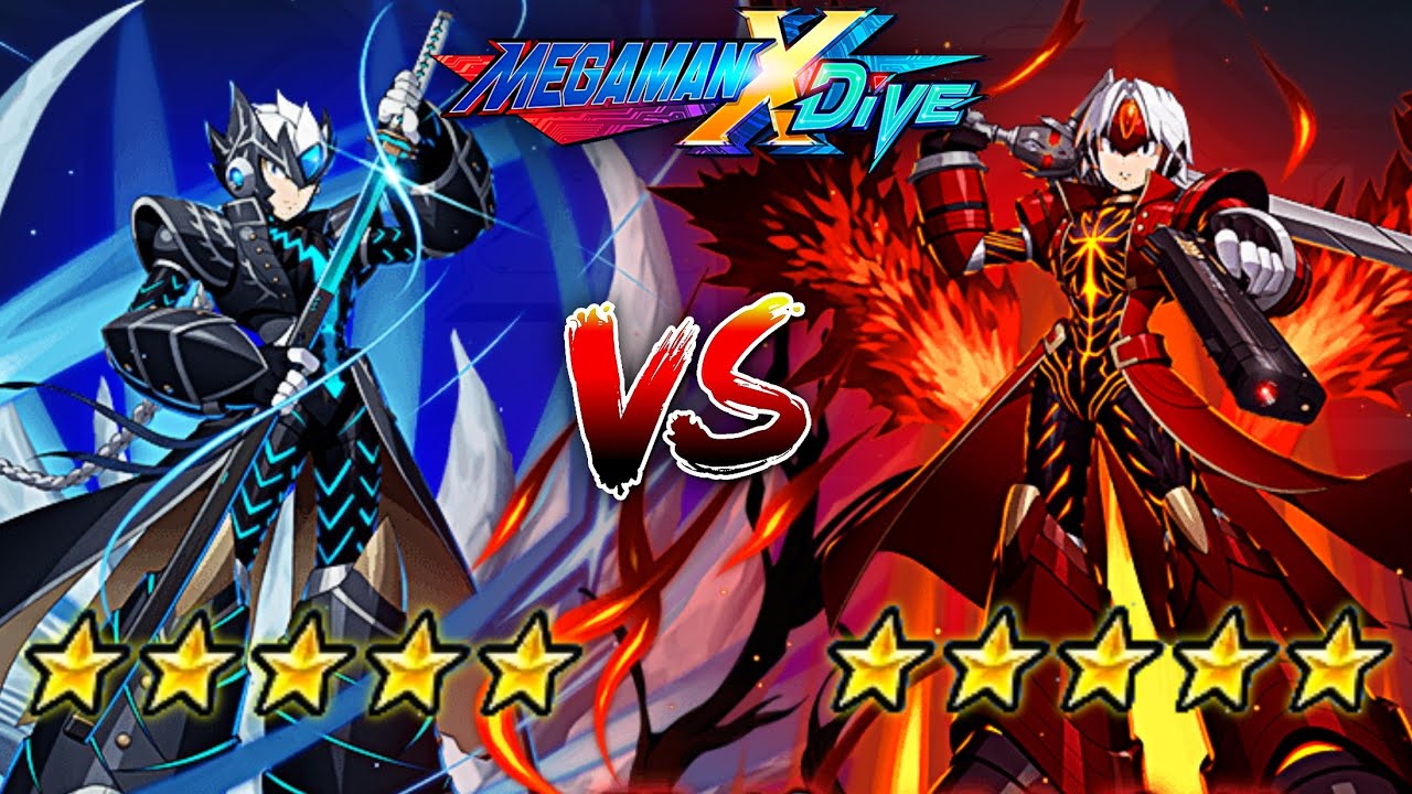 Zero Vergil Trigger 5☆ Vs X Dante Trigger 5☆ Mega Man X DiVE (Mobile