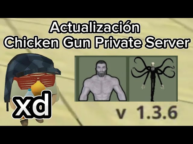 Chicken gun vs chicken gun private server vs rooster Rudy 😂 