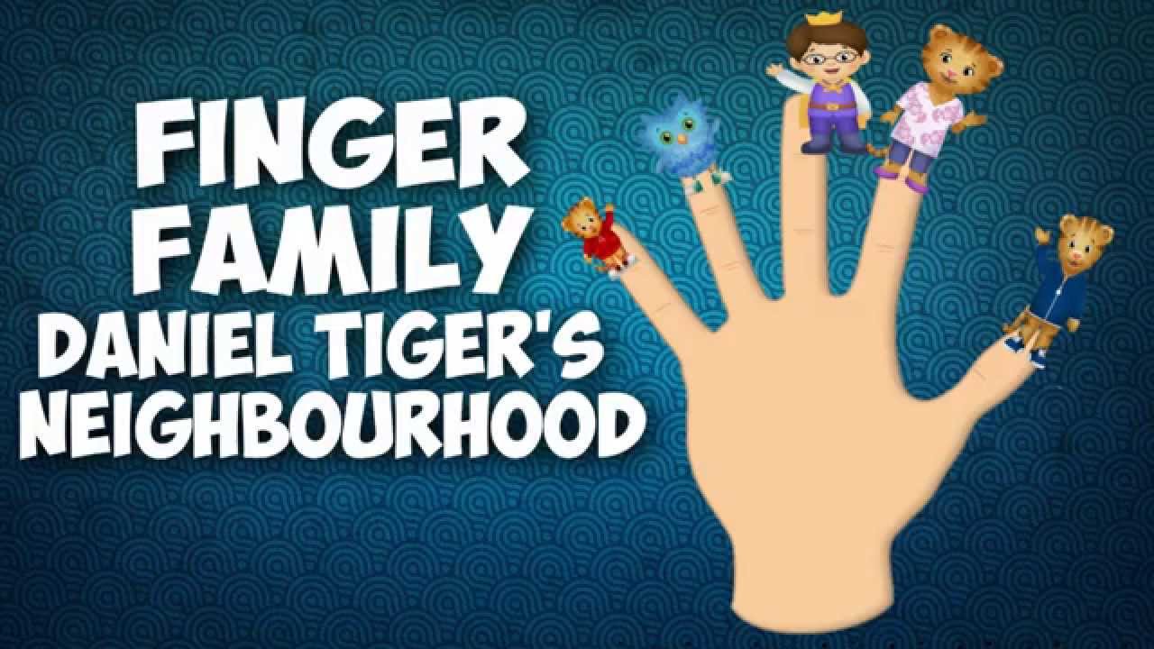 FINGER FAMILY SONG Daniel Tiger's Neighbourhood Nursery Rhymes for