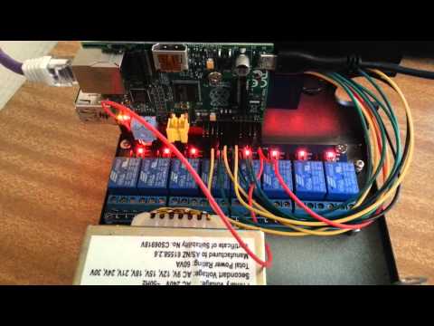 8 opto-isolated relays and Raspberry pi