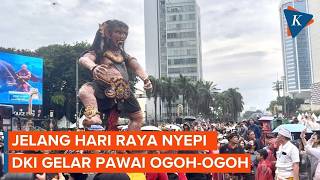 Potret Pawai Ogoh-ogoh di Bundaran HI Bikin CFD Makin Meriah