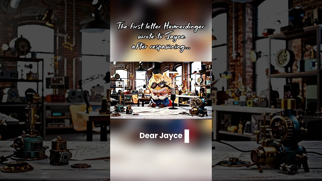 Heimerdinger’s Letter to Jayce 👀 