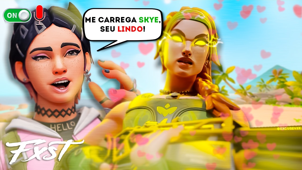 Fingi ser MULHER no VALORANT usando Modificador de Voz e... (ACREDITARAM!)