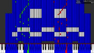 Dark MIDI - PAC-MAN Theme - 500,000 NOTES!!! chords