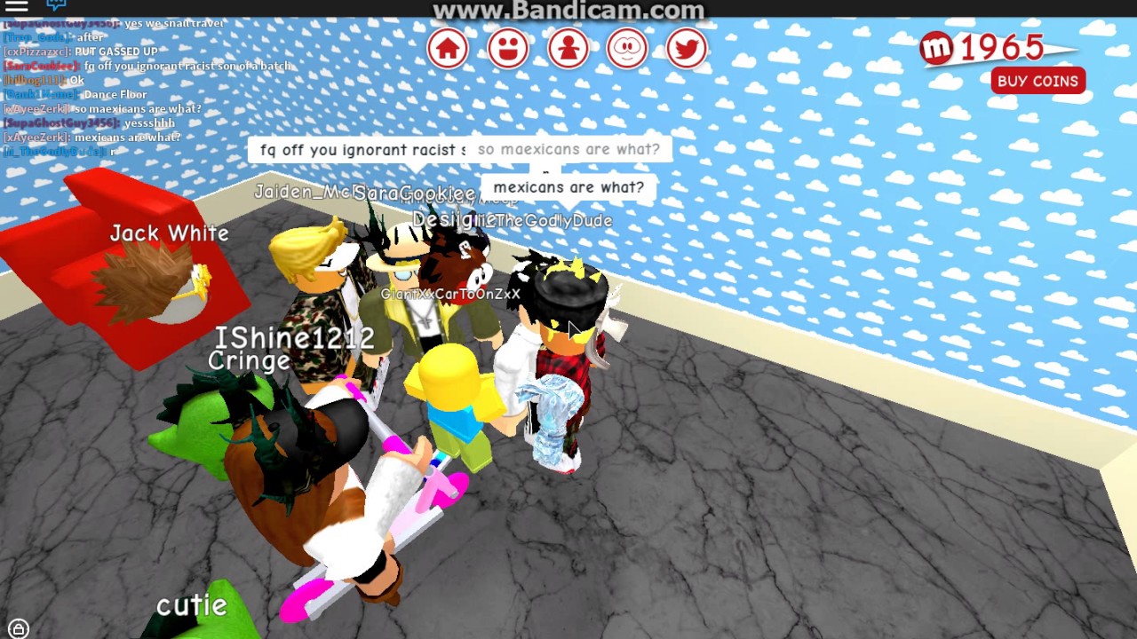 RACIST PERSON ON ROBLOX!!!! - YouTube