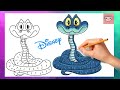 How To Draw Gary De Snake from Zootopia 2 | Easy Drawing Tutorial