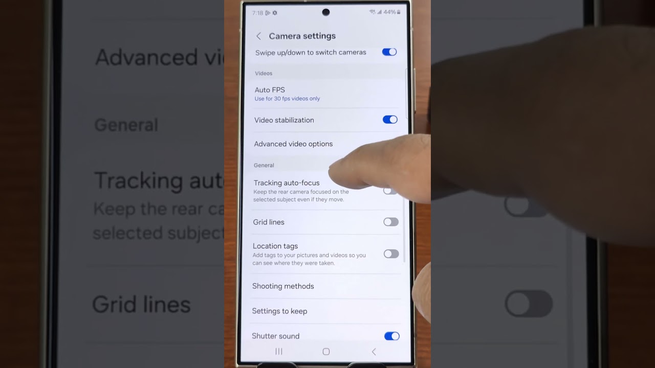 Как отключить звук затвора камеры на Samsung Galaxy S24 Ultra