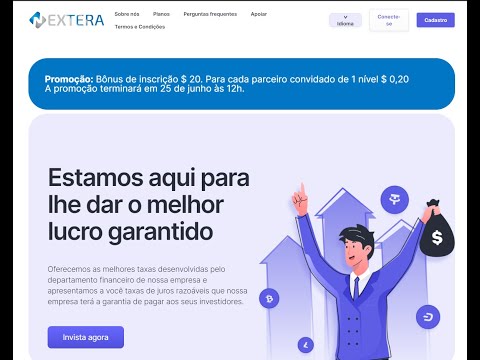 Nextera Mineradora de Dólar 20$ Grátis 150% em 30 Dias + Revisão Completa - 16/06/2022-SCAM