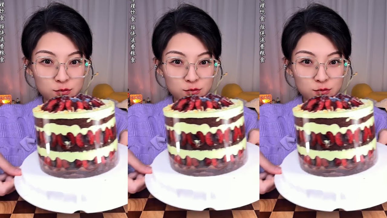 ASMR] Dessert Mukbang🎂🍰🍫🧀🍪🍩(Creamy Crepe Cakes) 디저트 먹방 #chocolate #cakes #creamycake