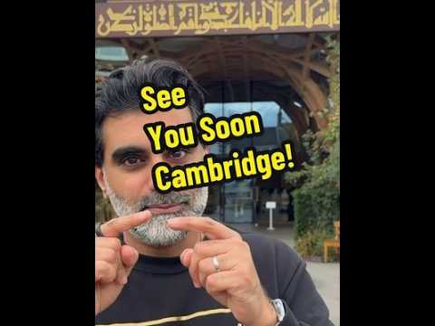 Cambridge! See you in two weeks