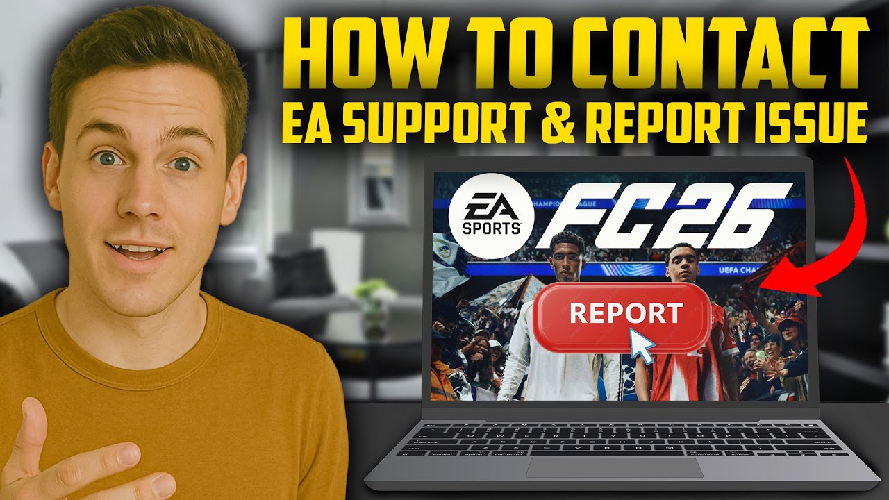 EA FC 26 how to contact EA Support & report issues - Tutorials