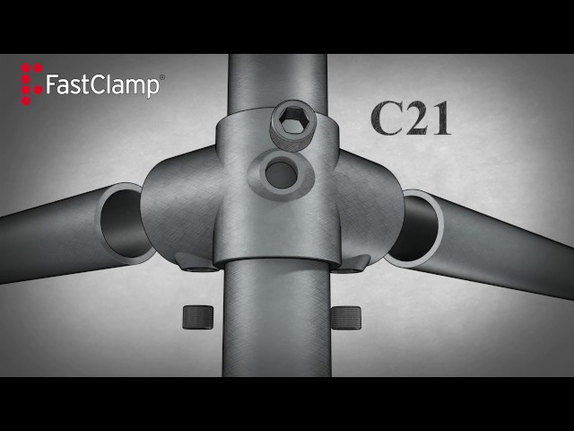 Fastclamp - giunti in ghisa strutture metalliche tubolari - YouTube