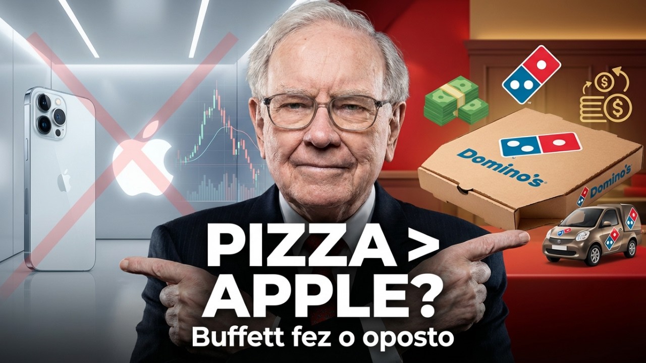 Por Que Warren Buffett Vendeu Apple Para Comprar Domino's? | Warren Buffett Estrategia