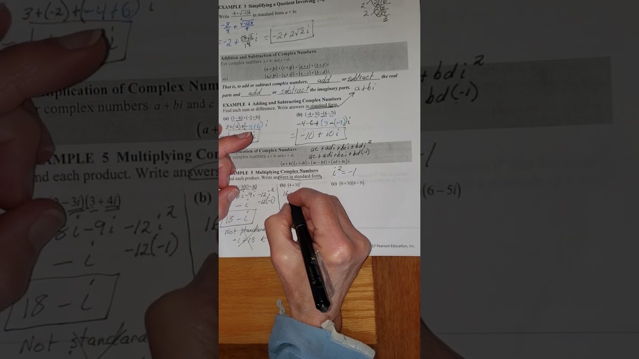 L1.3   Ex. 5  Multiplying Complex numbers