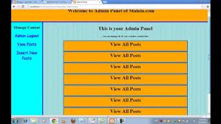 Admin Panel and Complete Website Php mysql Hindi Part 16