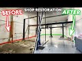 RESTORING a 23 Year Old Mechanic Shop: Epoxy Floors (Ultra Satisfying)