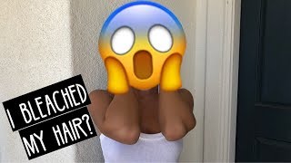 I Bleached My Hair..?