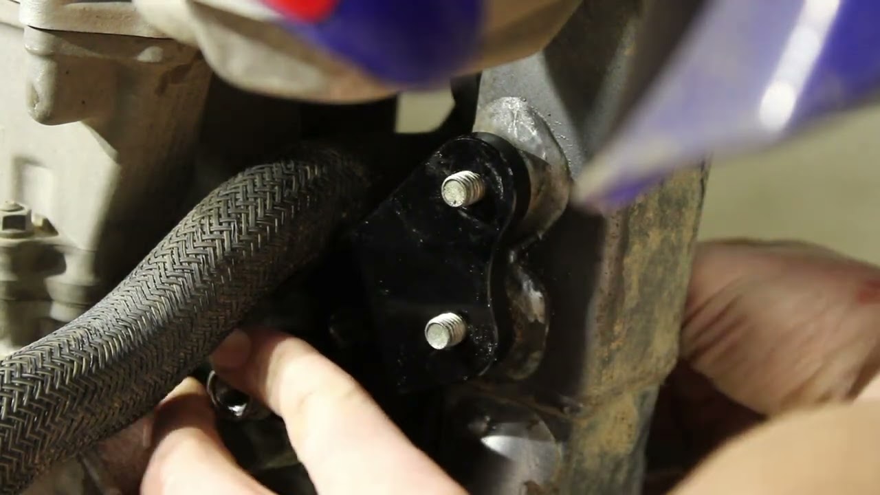2006 Suzuki DRZ 400S frame sliders installation.