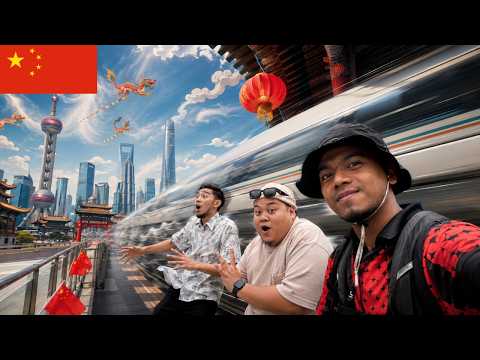 KAMI NAIK KERETA API PALING LAJU DALAM DUNIA (SHANGHAI MAGLEV TRAIN)