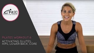 Pilates Activating Glutes Hips Lower Back Core Sophie