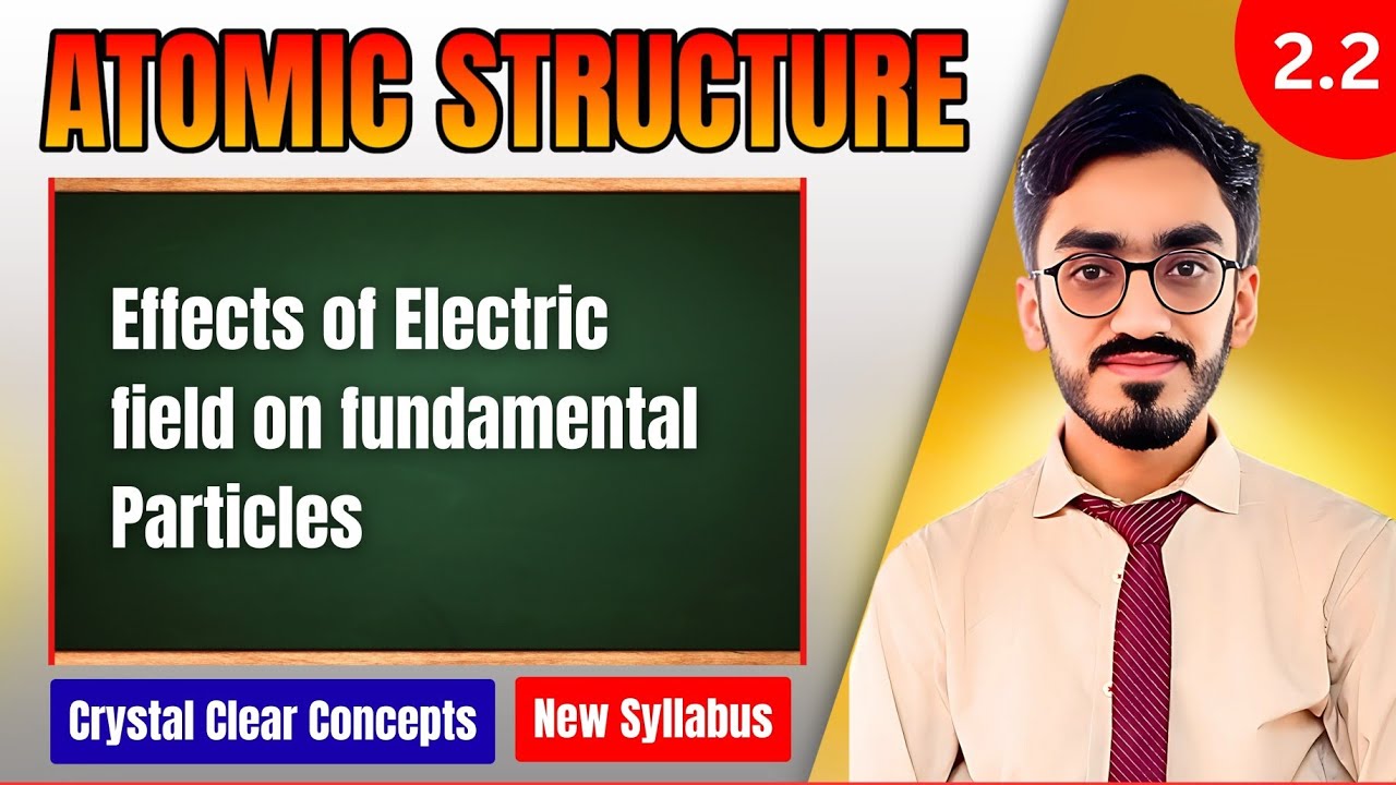 Effects of Electric Field on Fundamental Particles | Chemistry Class 11 ...