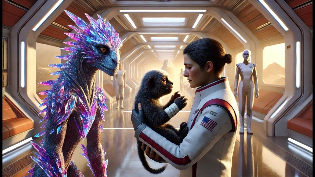 EIN MENSCH UMGARNTE EIN WEINENDES JUNGTIER – UND DIE MATRIARCHIN LUD SIE EIN