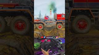 Truck vs Speed Bumps With Extreme Broken Road Snowrunner Gameplay Ep26 #snowrunner #truck #mud
