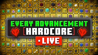 HARDCORE ALL ADVANCEMENTS | Attempt 2 | Day 14