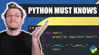 Why YOU should use if __name__ == "__main__" in Python? A MUST KNOW!