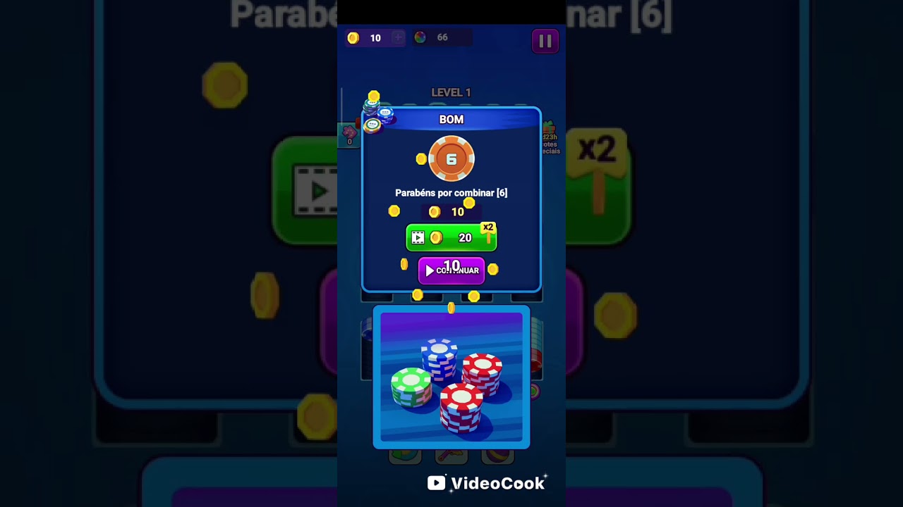 Chip Sort-Medal Merge #1 LV 1 ao 6