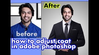how to adjust coat and tie in adobe photoshop screenshot 4