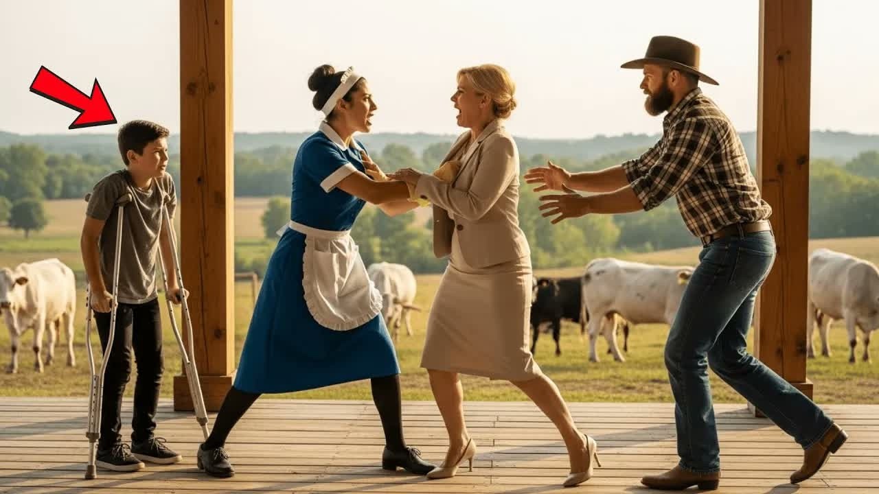 „FASS IHN NICHT AN!“ Putzfrau Stoppt Die Grausame Stiefmutter, Um Den Sohn Des Millionärs Zu Retten…