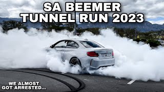 We Almost Got Arrested… | SA Beemer Tunnel Run 2023