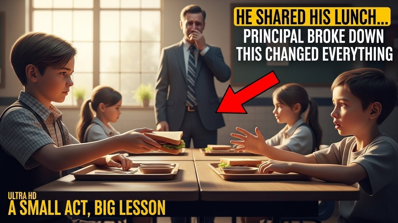 Ребенок поделился своим обедом в школе — то, что увидел директор, довело его до слез | Трогательн...