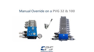 HYD.1 - PVG 32/100 Manual Override