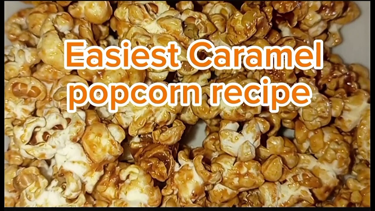 Easiest caramel popcorn recipe . Watch till the end. 