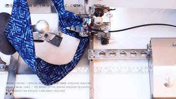 Modified Bucket Hat Brim Automatic Stitching Machine