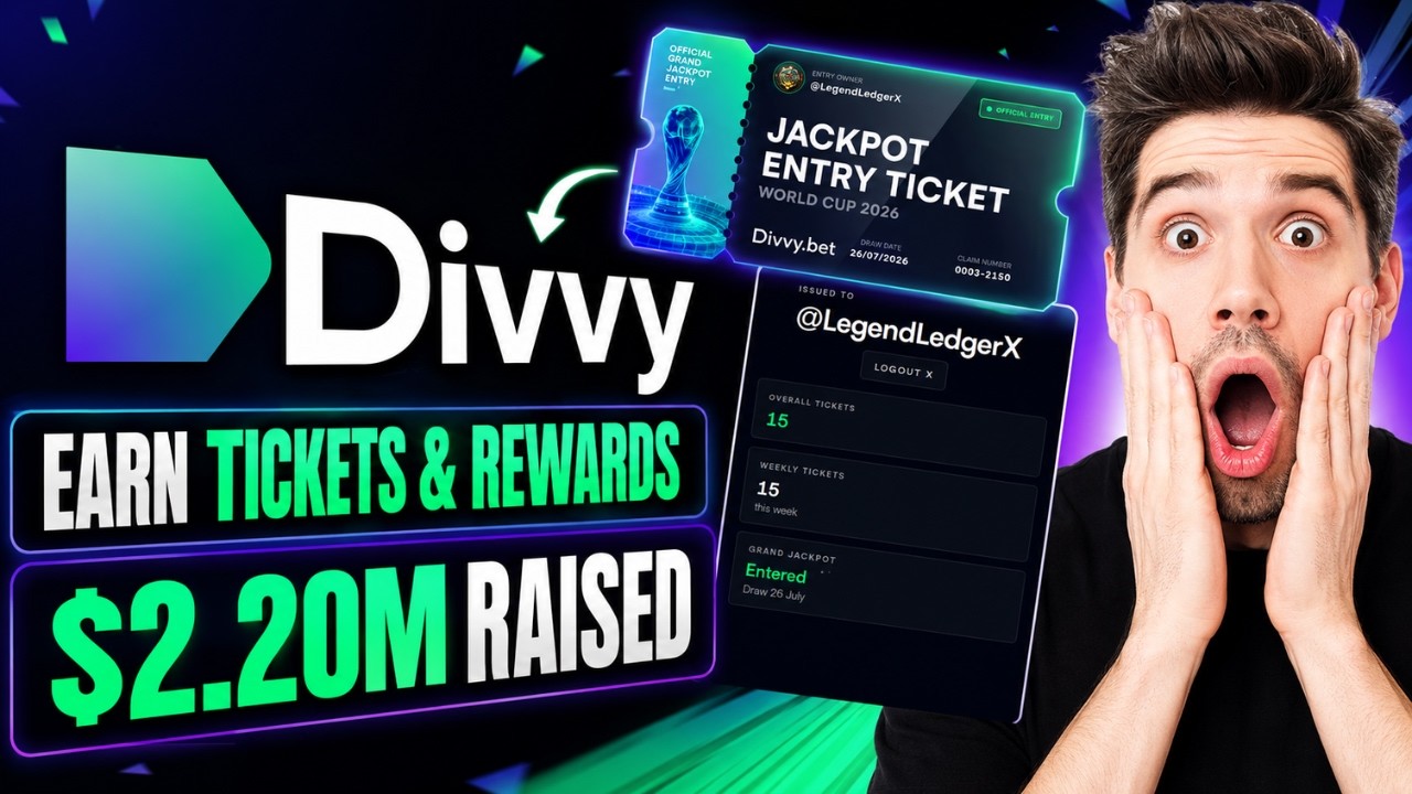 Divvy.Bet Airdrop Guide | Earn Free Tickets & Rewards | $2.20M Raised