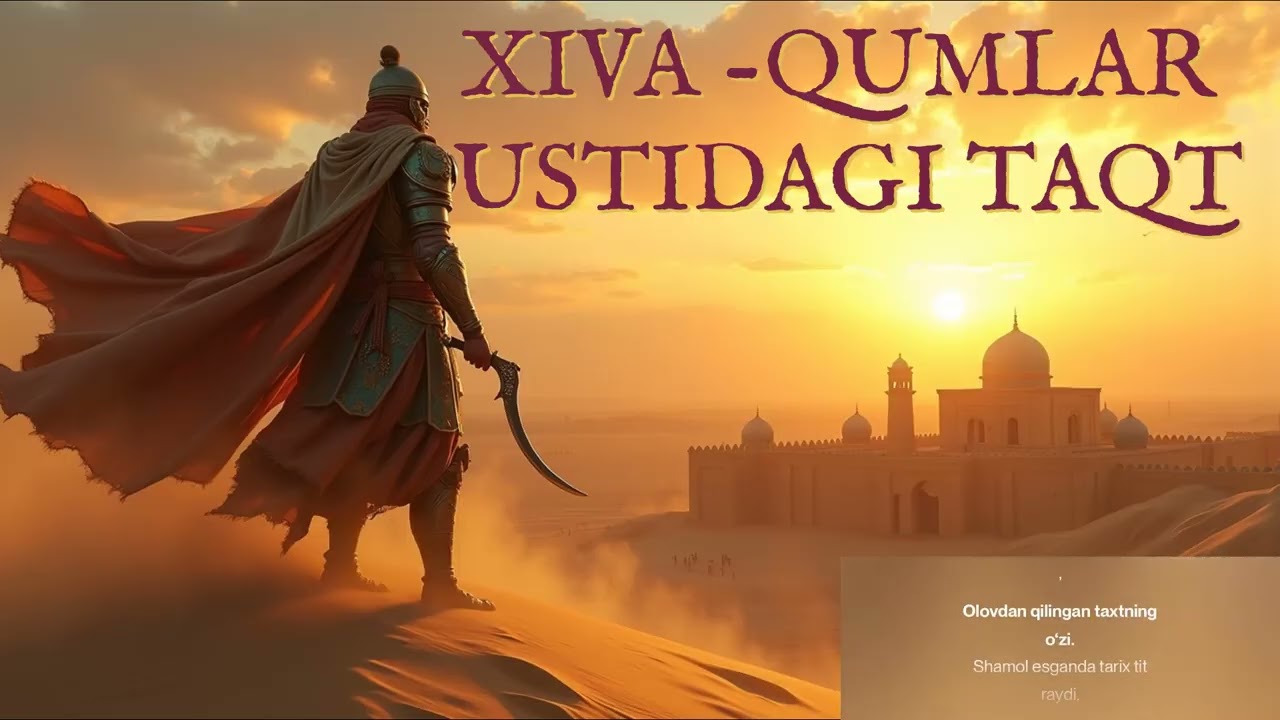 Tonton XIVA — QUMLAR USTIDAGI TAQT | Khiva — The Throne Above the Sands | Uzbek Music 2025 di YouTube Tonton XIVA — QUMLAR USTIDAGI TAQT | Khiva — The Throne Above the Sands | Uzbek Music 2025 di YouTube