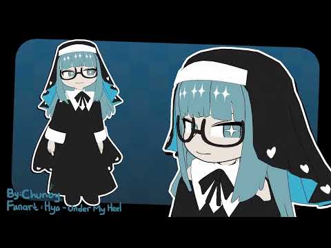 Nun miku from 'Under My Heel" by Hya