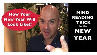 Amazing Interactive Mind Reading Trick for the New Year