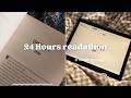 a reading vlog 🤎✨ | 24 hours readathon