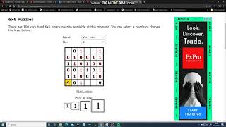 Very Hard 6x6 Binary Puzzle - 1.35 Solve! screenshot 4